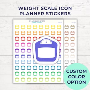 Gewicht Aufkleber, Gewicht Tracker, Abnehmen, Fitness Planer Sticker Blatt, Wiegen, Gewicht Journal