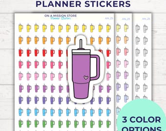 Wasserglas Sticker: Wasser-Tracker, Hydrat-Erinnerung