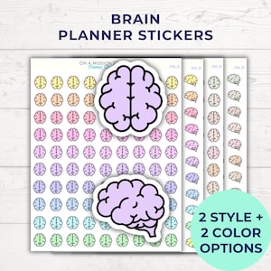 Hersenstickers, Neurowetenschap, Neurodiversiteit, Neurodiversiteit, ADHD Brain Dump, ADHD Planner, Angsttracker, Overweldigen, Geestelijke gezondheid, Autisme