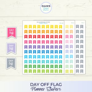 Vrije dagstickers, werkstickers, herinneringsstickers, kalenderstickers, functionele plannerstickers