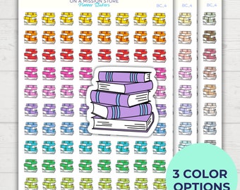 Leesstickers, leesachtige stickers, boekenwurm, boekenliefhebber cadeau, stapel boeken