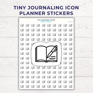 Stickers pour journal intime, Stickers d'écriture, Auteur, Stickers planning, Santé mentale, Bullet Journal, Journal de lecture, Petit Sticker, Mini agenda