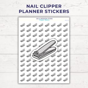 Stickers coupe-ongles, Manucure, pédicure, Stickers beauté, Coupe-ongles pour animaux de compagnie, Feuille d'autocollants pour agenda