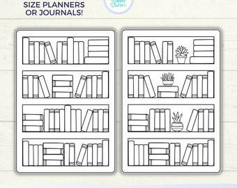 Buch Aufkleber, Bücherregal Aufkleber, Lese Aufkleber, Buch Tracker, Lese Tracker, Bibliothek, Stapel Bücher, Buch Journal, Lesetagebuch