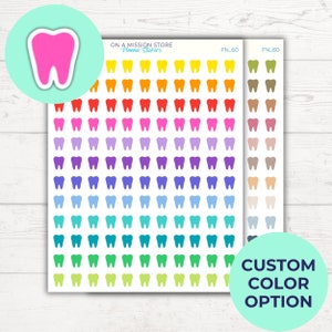 Dentist Stickers, Tooth Stickers, Event Stickers, Tooth Icon Stickers, Dental Assistant, Appointment, Planner Stickers, Functional Stickers