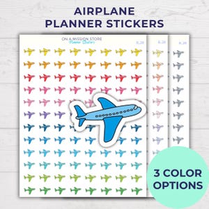 Adesivos de planejador de avião, viagens de trabalho, comissário de bordo, férias, feriado, transporte, adesivos de lembrete de calendário