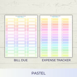 Custom Bill Due Stickes – The Sticke Planne Shop