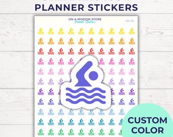 Toppa Ricamata Stoffa Tema Subacqueo/Piscina – Applicazione Con Ferro Da Stiro O Cucitura (8.5x8.5 Cm) - 5