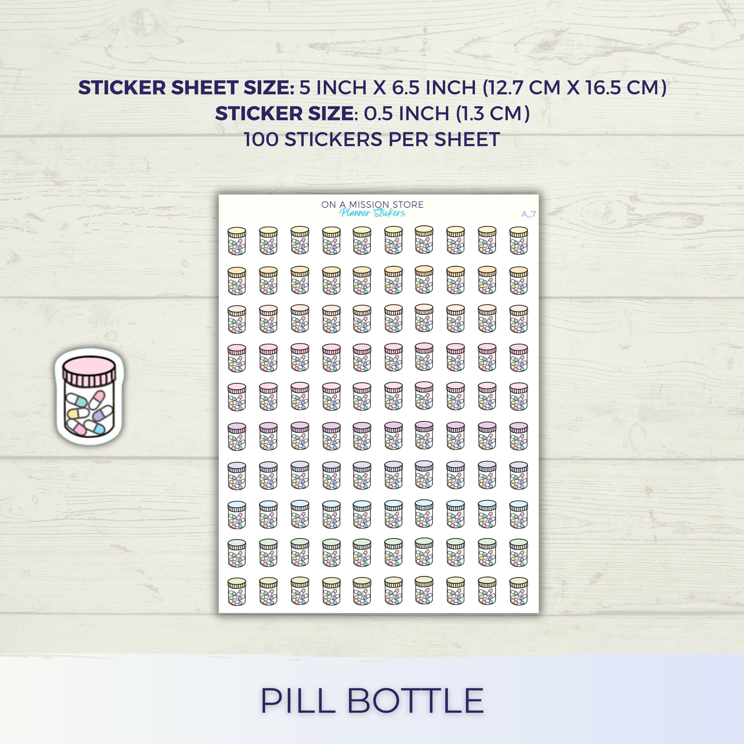 Pill Stickers, Pill Box Stickers, Medication Stickers, Medicine ...