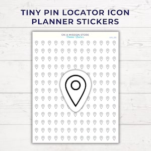 Locatiepinplannerstickers, reisstickers, werk, reizen, vakantie, alledaagse stickers, herinneringsstickers, kleine stickers