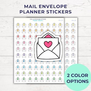 Pegatinas para sobres de cartas, correo postal, pegatinas para correo electrónico, pegatinas de Happy Mail, pegatinas de recordatorio para agenda diaria