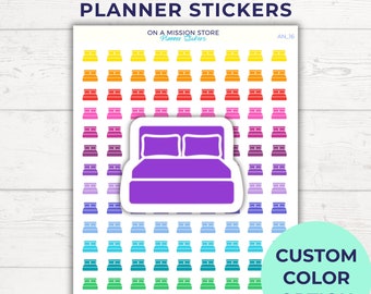 Stickers pour agenda Bed Icon : calendrier de la corvée et du ménage