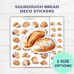 Sauerteigbrot Sticker,Bäckerei, Backen, Dekoration, Dekoration, Dekoration, Deko