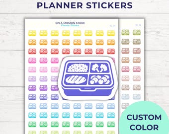 Meal Prep Icon Stickers for Planners – Functional Kitchen Routine Icons