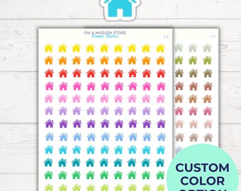 House Sticker, Clean House Stickers, Appartment Sticker, Cleaning Stickers, Everyday Functional Planner Stickers