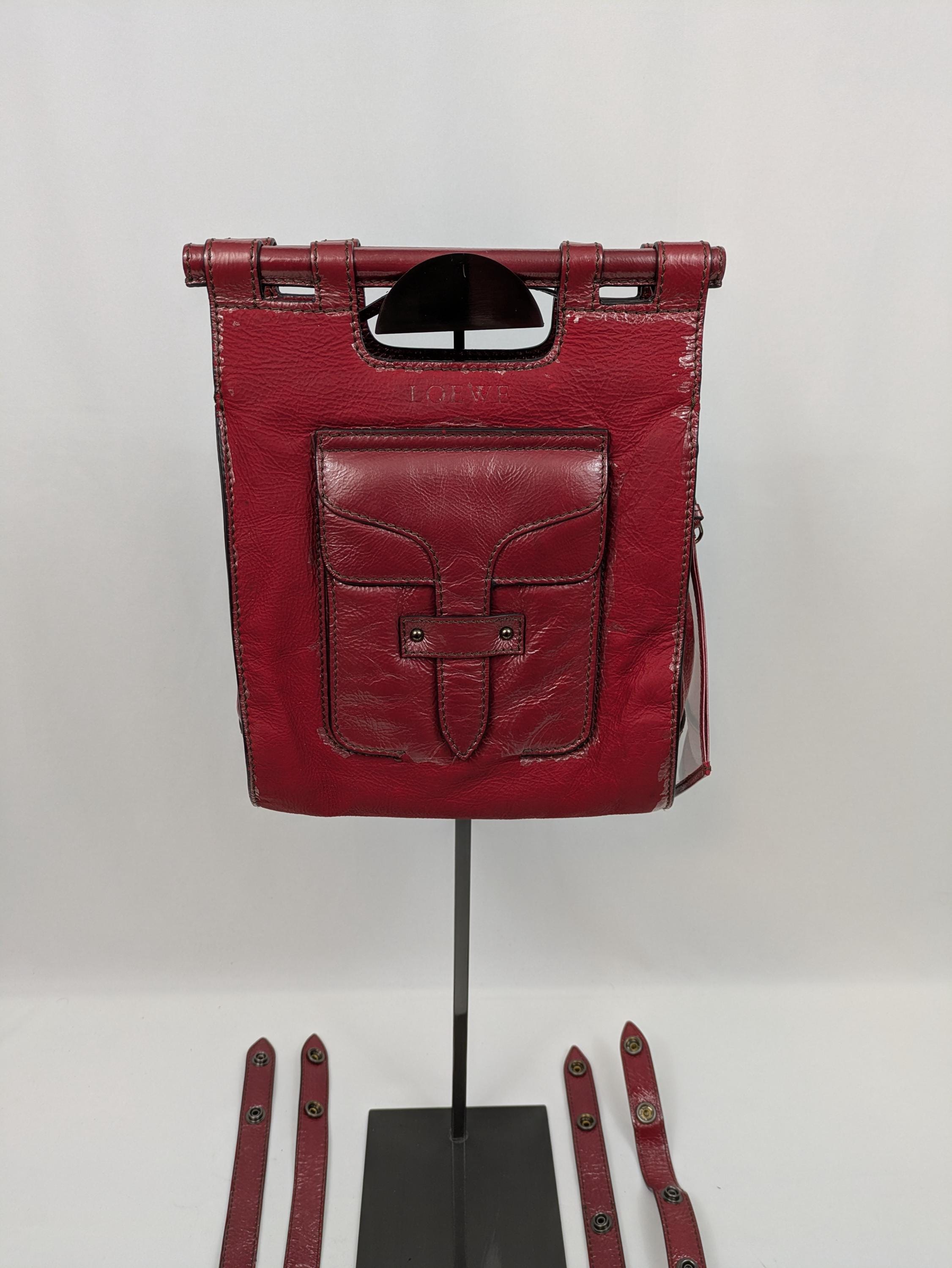 OLD LOEWE スクエアショルダーバッグ ヴィンテージ オールド 