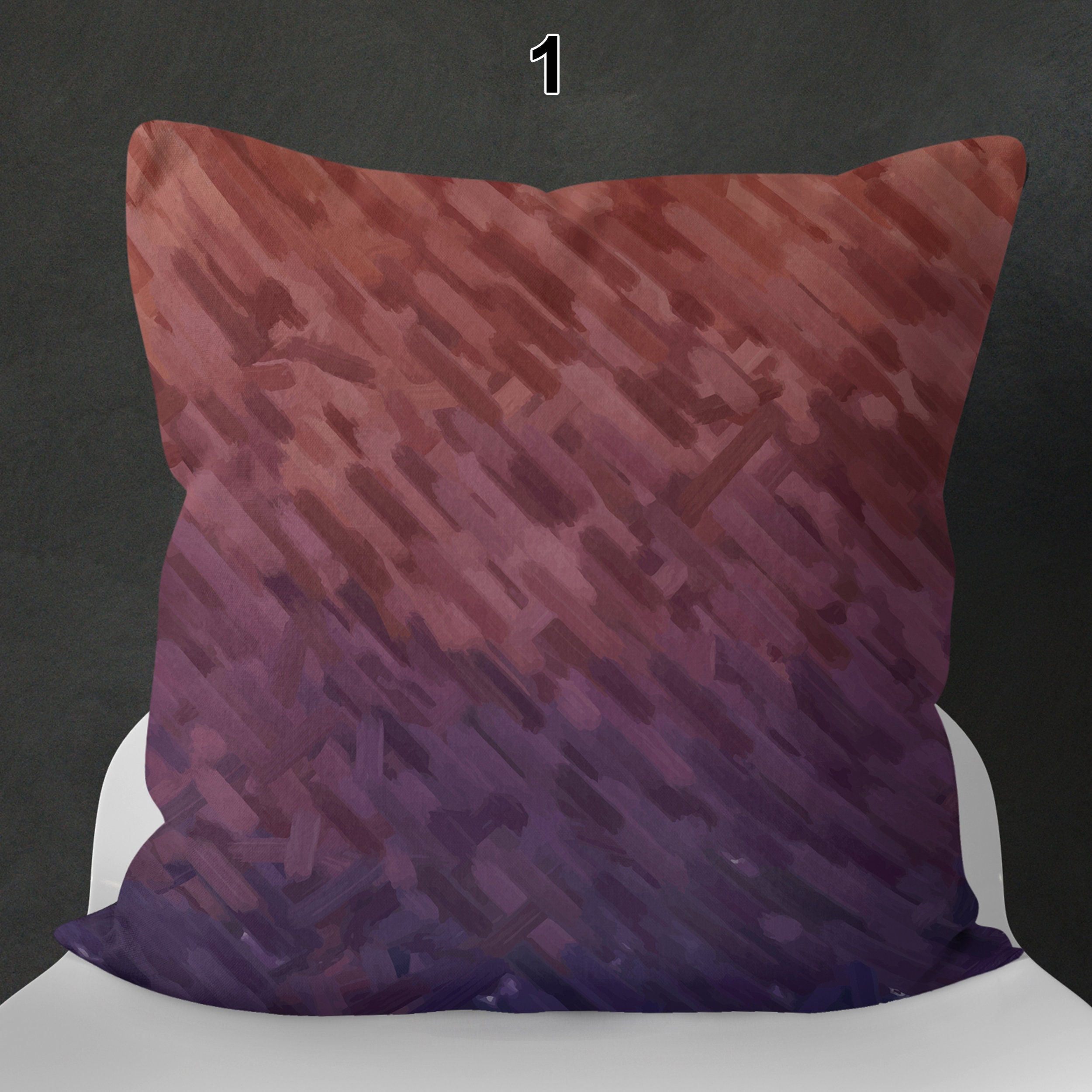 Blaue und braune Kissen quadratische Kissenbezüge 20 x 20 | Etsy