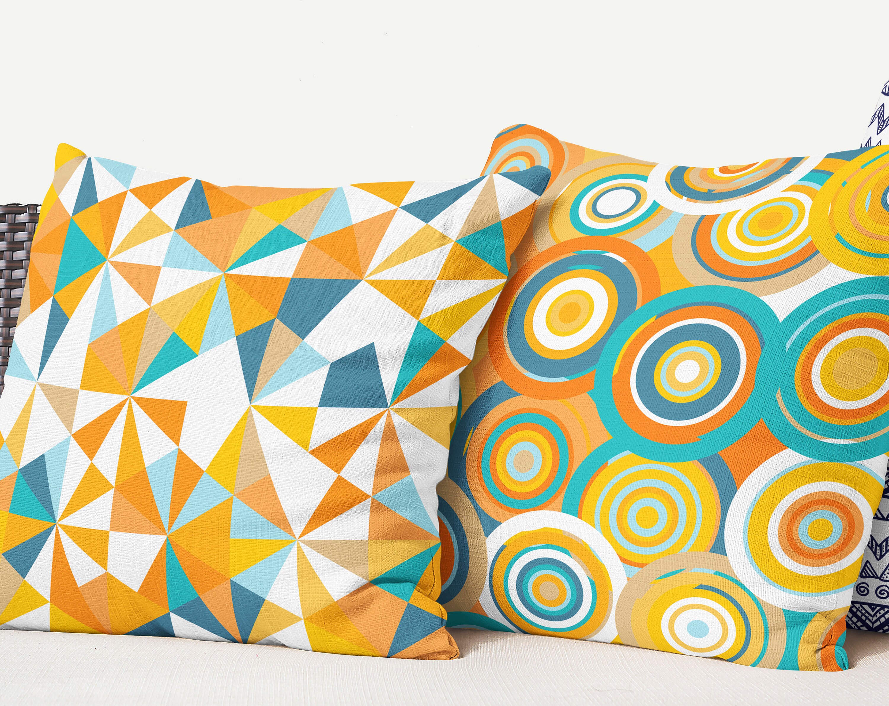 Orange Decorative Pillowcases 16 Inch Pillows Sofa and Etsy