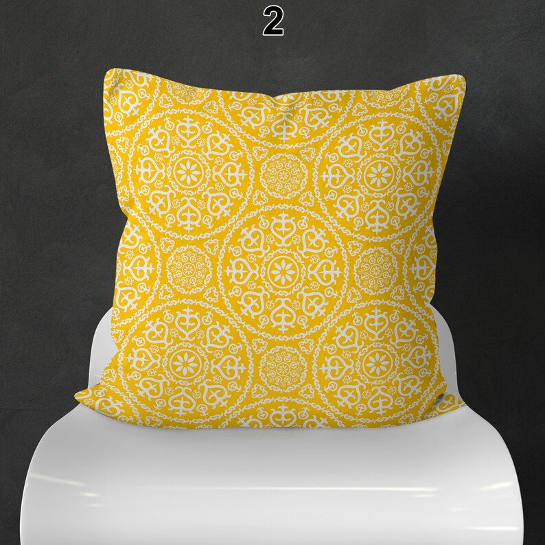 Mustard Yellow Throw Pillows Yellow Accent Pillows Extra Etsy