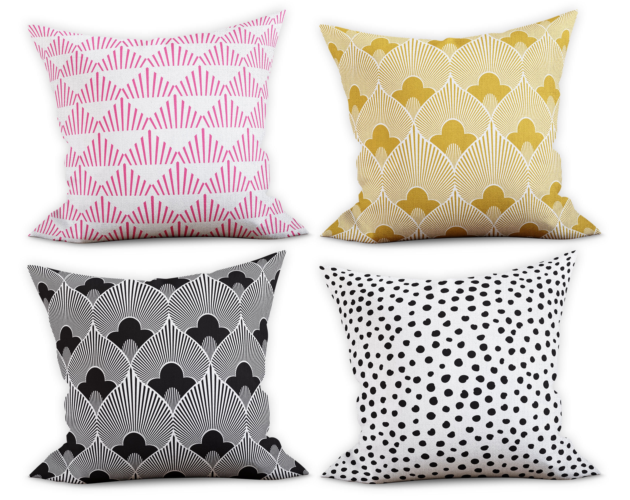 Art Deco Pillows Cheap Throw Pillows For Couch 16x16 18x18 Etsy