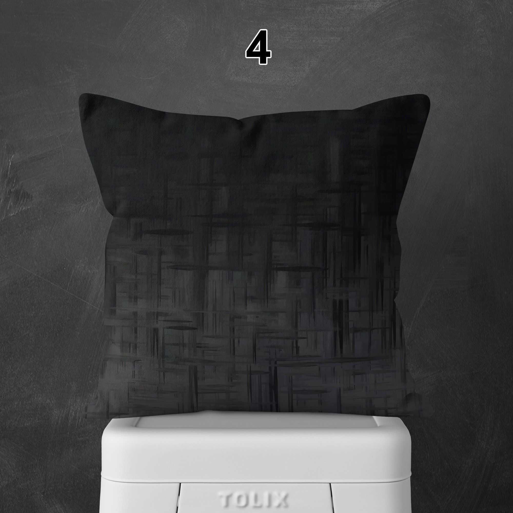 Accent Pillowcases for Charcoal Couch Charcoal Lumbar Pillow Etsy