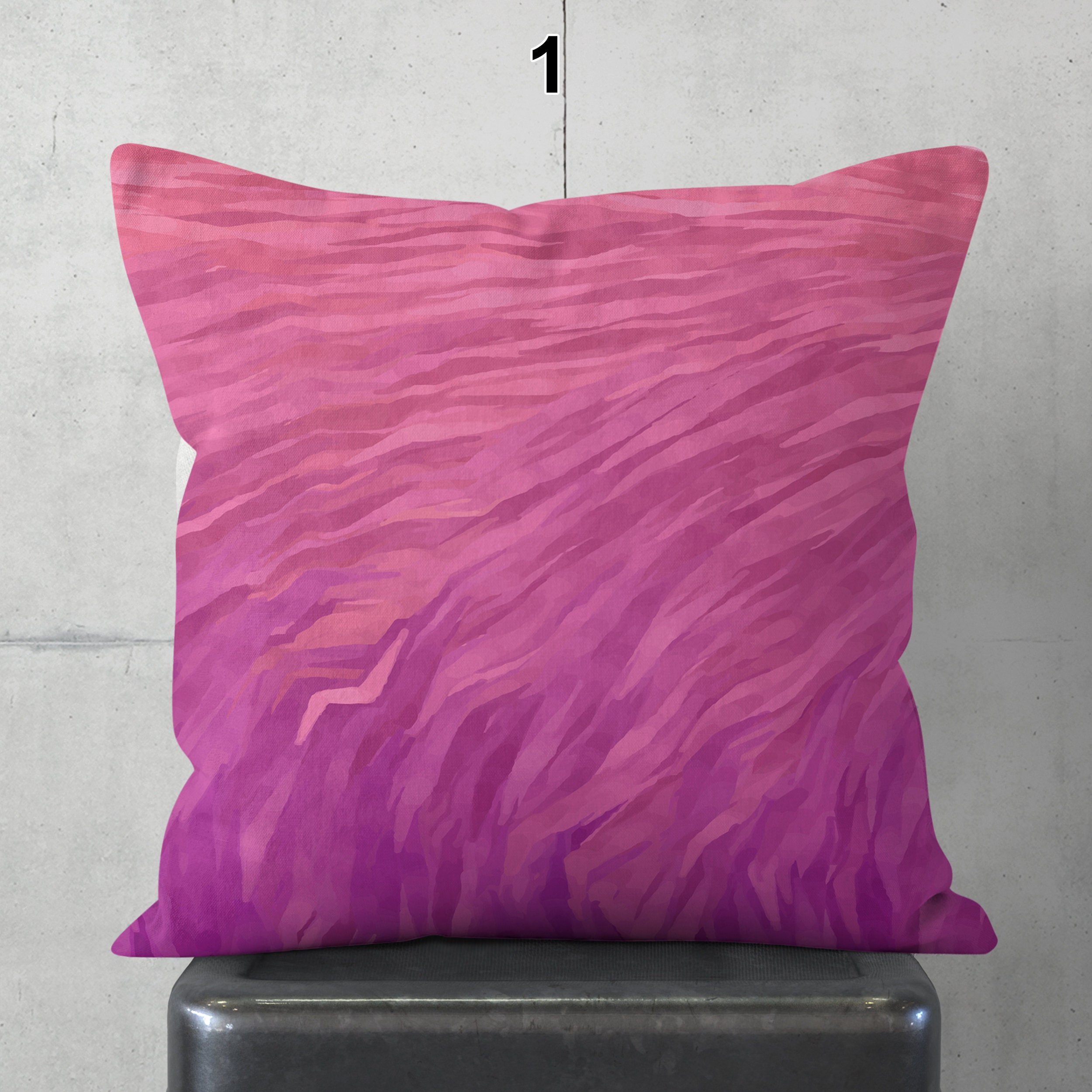 Pink and Purple Pillows Throw Pillow Cases Etsy