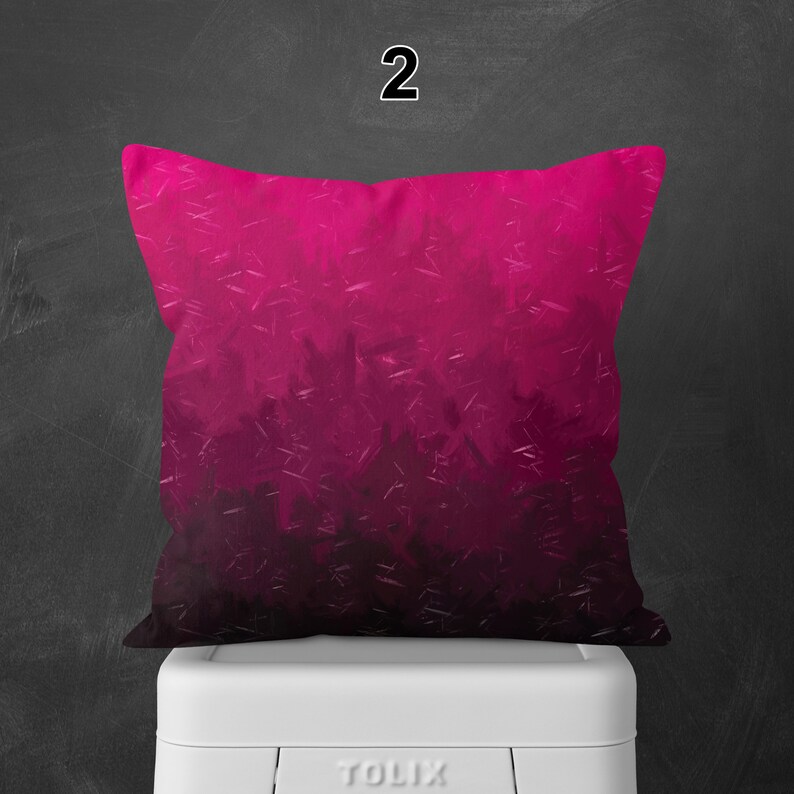 dark magenta throw pillows
