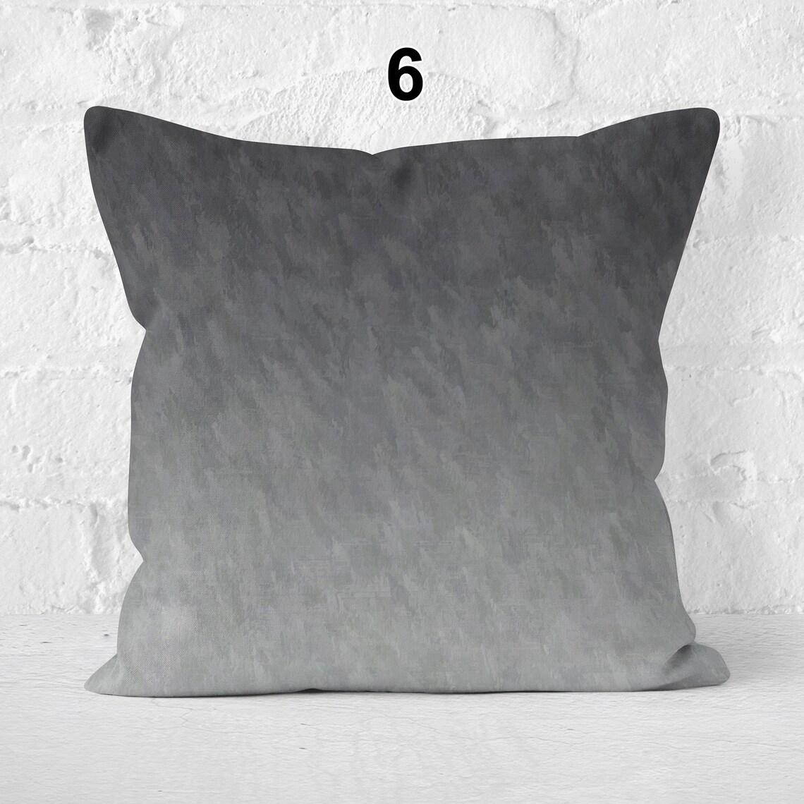 Accent Pillowcases for Charcoal Couch Charcoal Lumbar Pillow Etsy