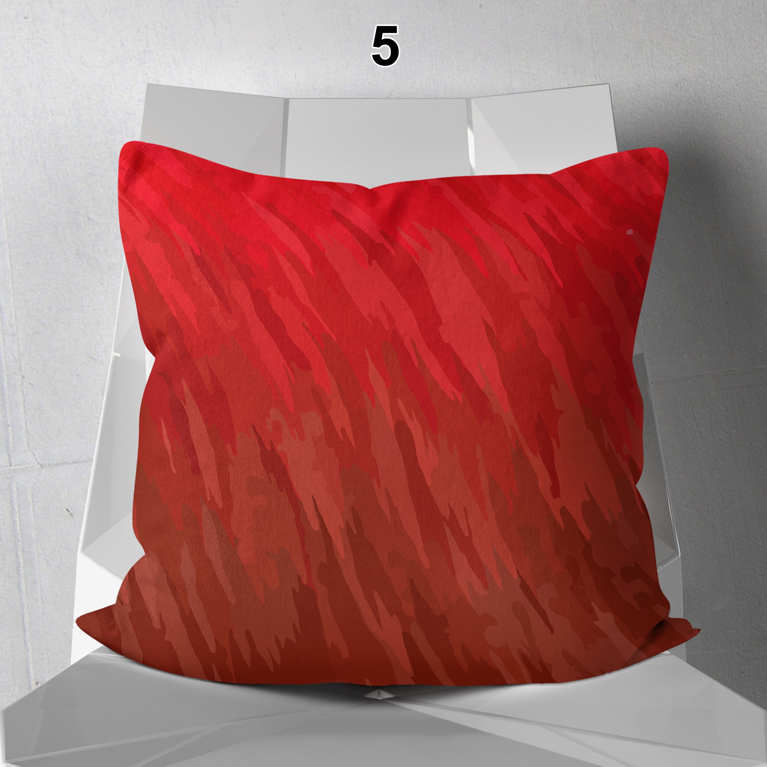Red and Brown Throw Pillows Living Room Throw Pillows Etsy
