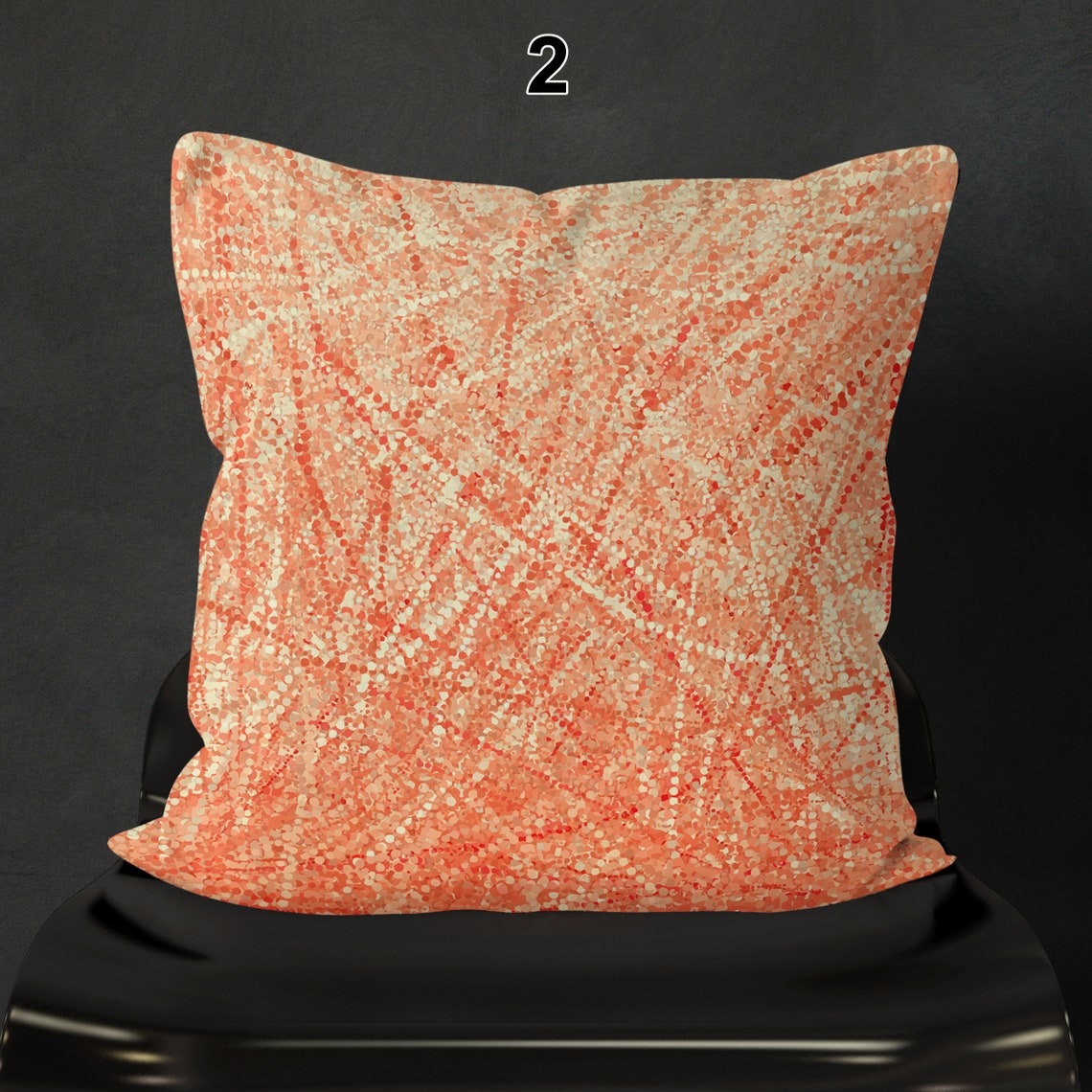 Red and Cream Cushion Covers Best Couch Pillowcases Big Etsy