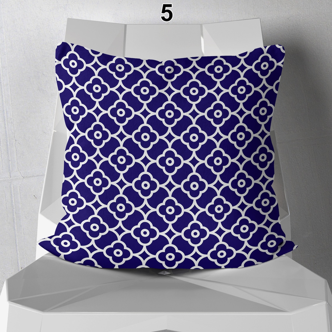 Blue Couch Pillowcases Decorative Pillows For Living Room Etsy