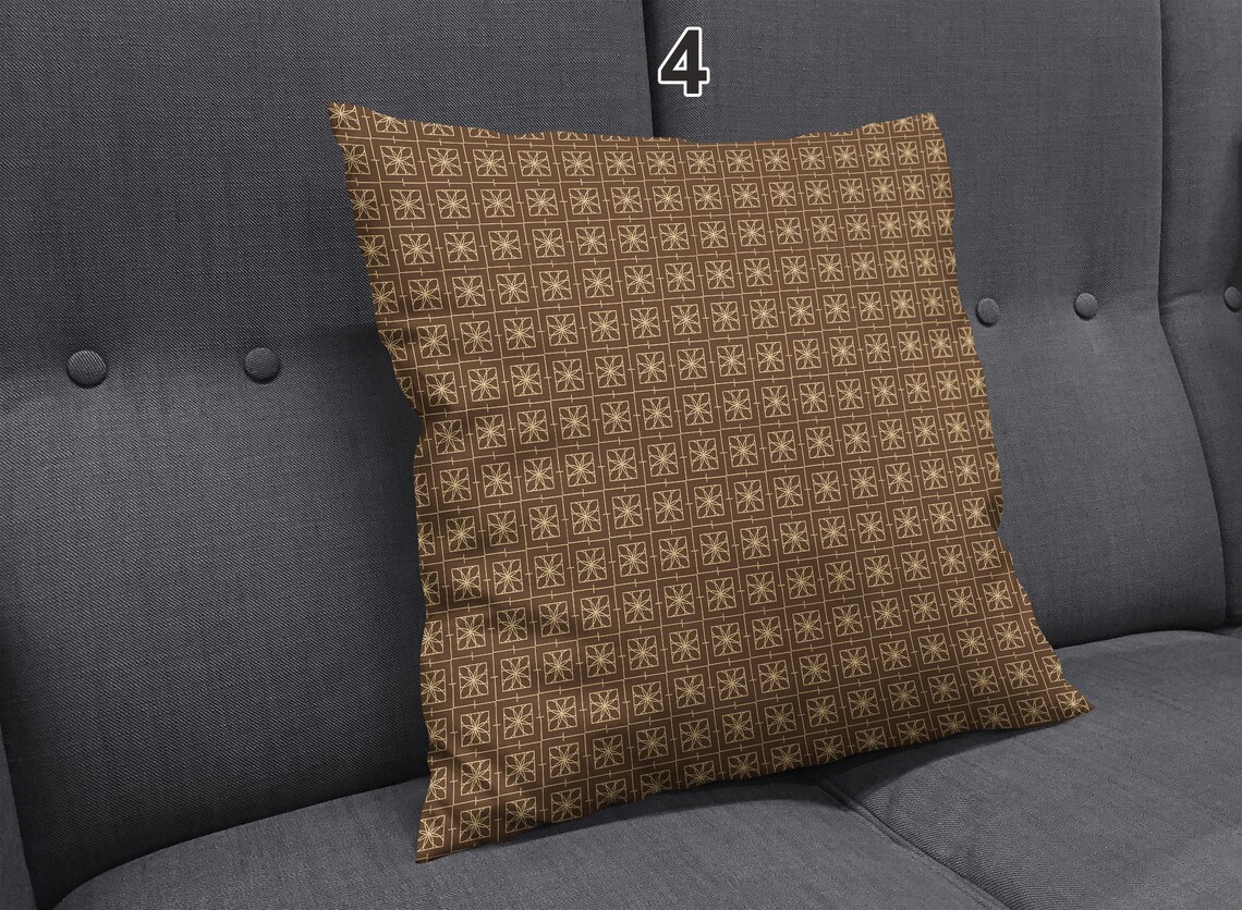 Chocolate brown Throw pillows Dark Brown euro shams Custom Etsy