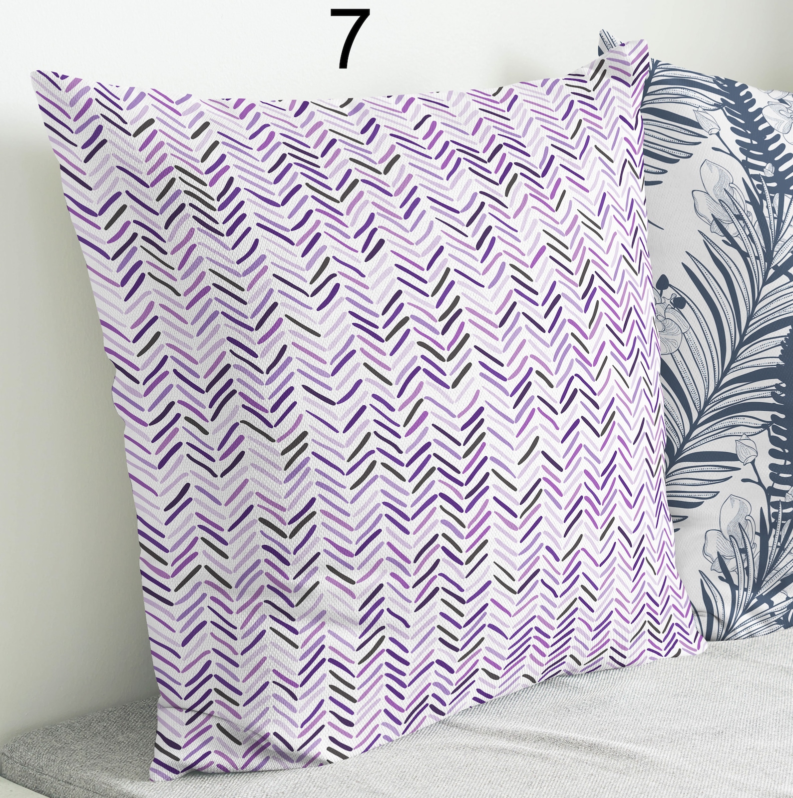 Purple Throw Pillows Couch Pillow Covers Decorative Etsy