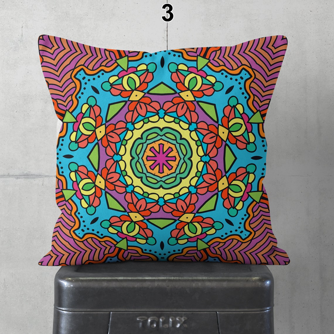 Colorful Throw Pillows Decorative Pillows For Couch Large Etsy