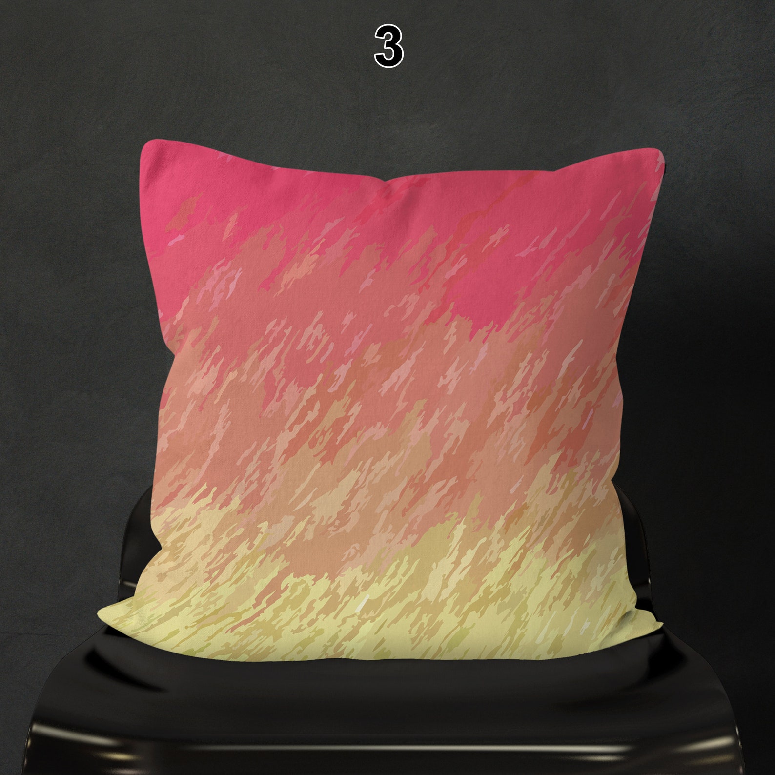 Pink and Mustard Cushions Luxury Throw Pillows Big Square Etsy