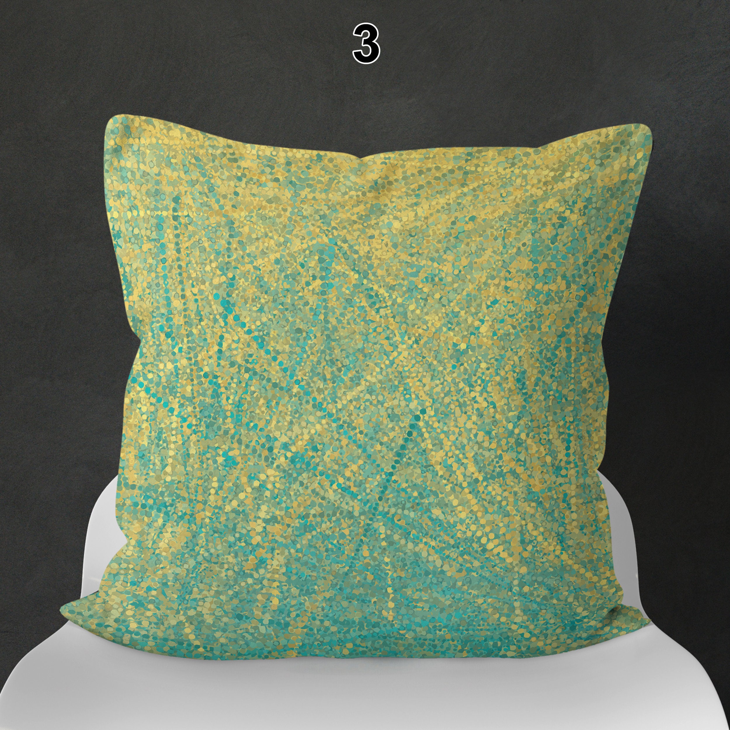 Teal and Mustard Cushions Couch Pillows Sofa Pillows Etsy