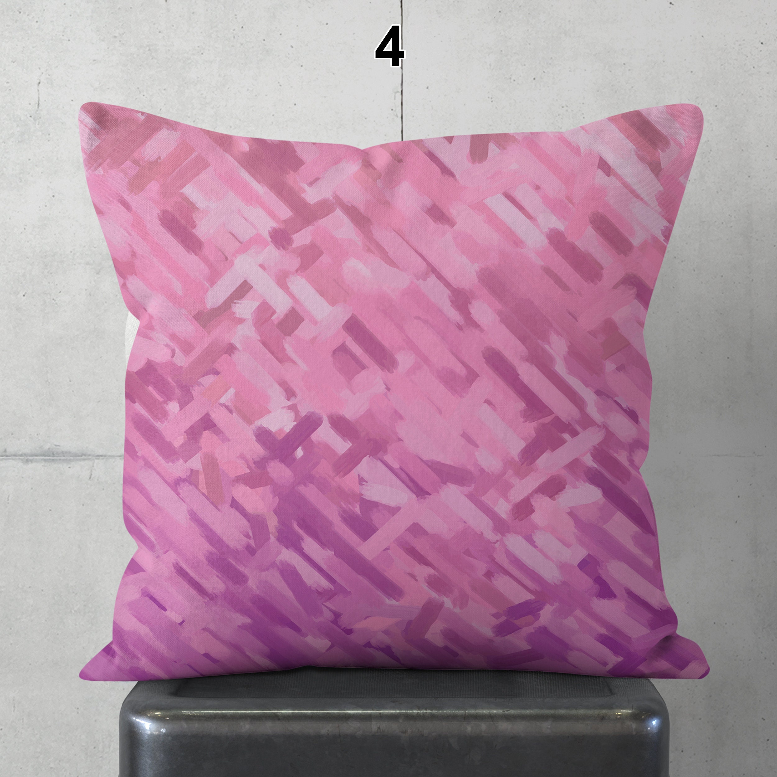 Pink and Purple Pillows Throw Pillow Cases Etsy