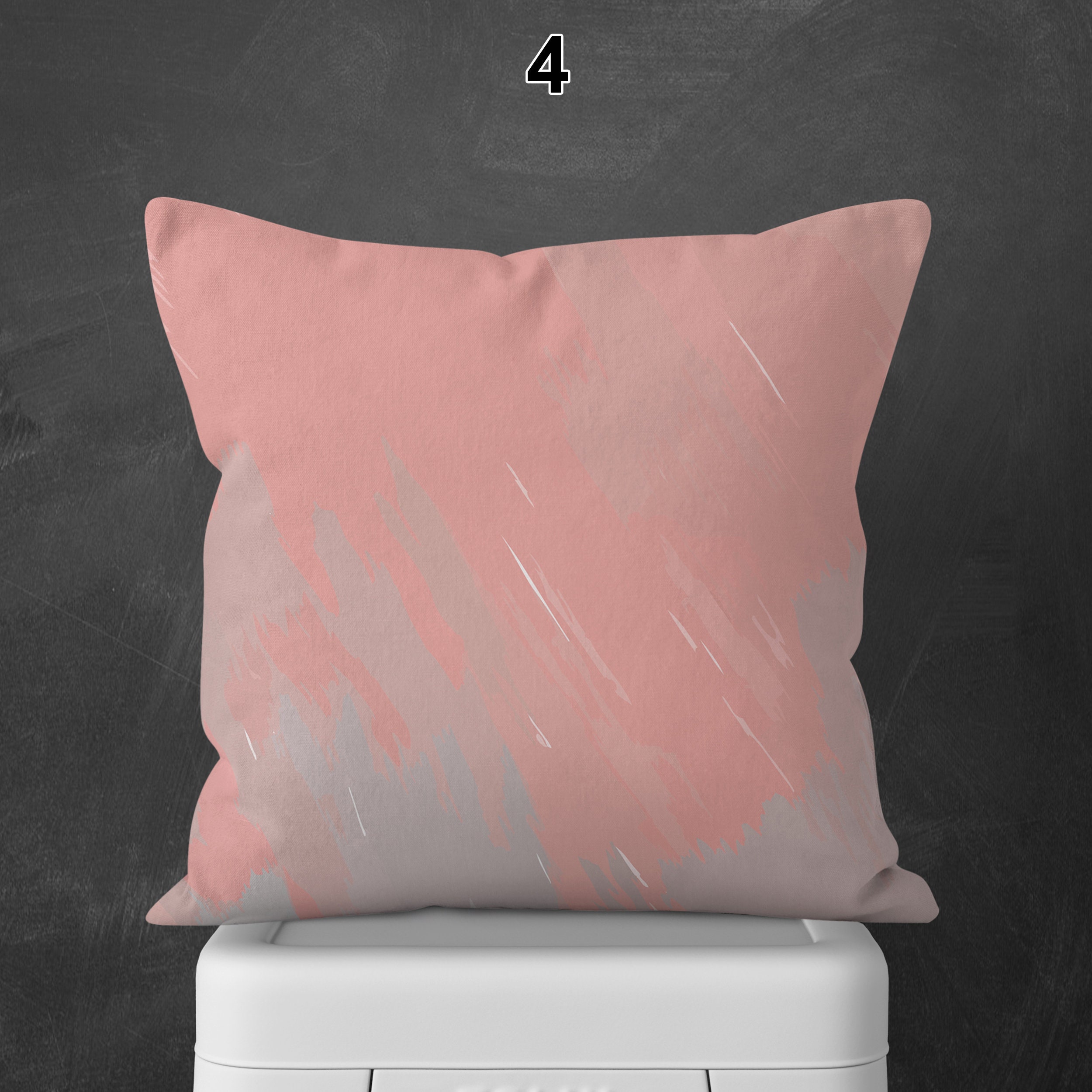 Blush Pink and Grey Cushion Covers 18x18 Throw Pillowcases Etsy