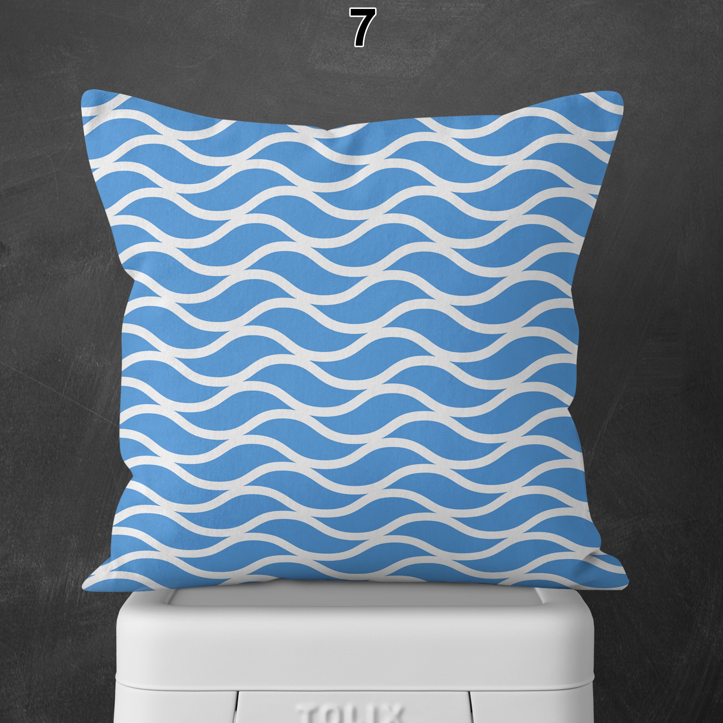 Nautical Throw Pillows Blue Nautical Throw Pillows 14x14 Etsy