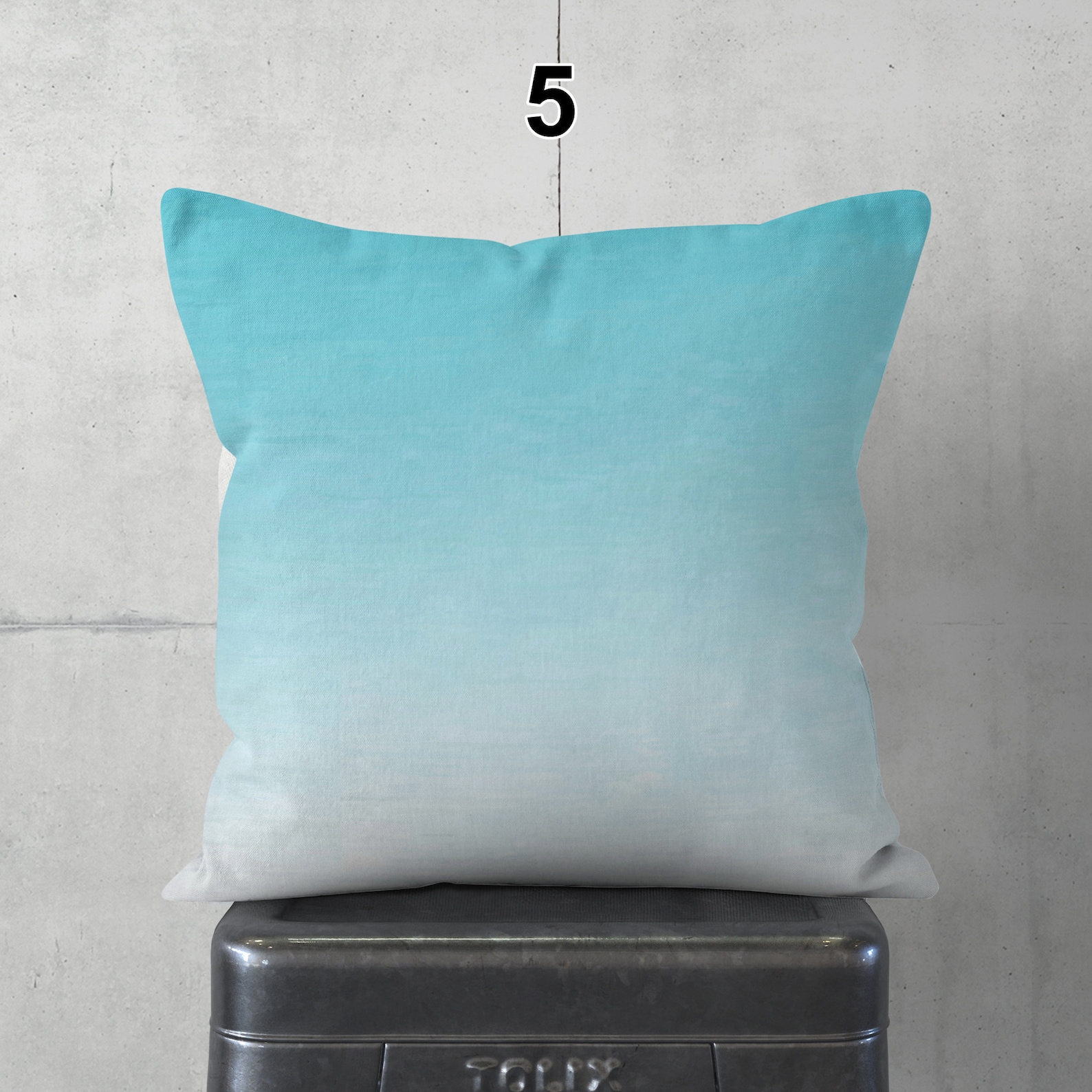 Light Blue Throw Pillowcases Blue and White Pillow Covers Etsy