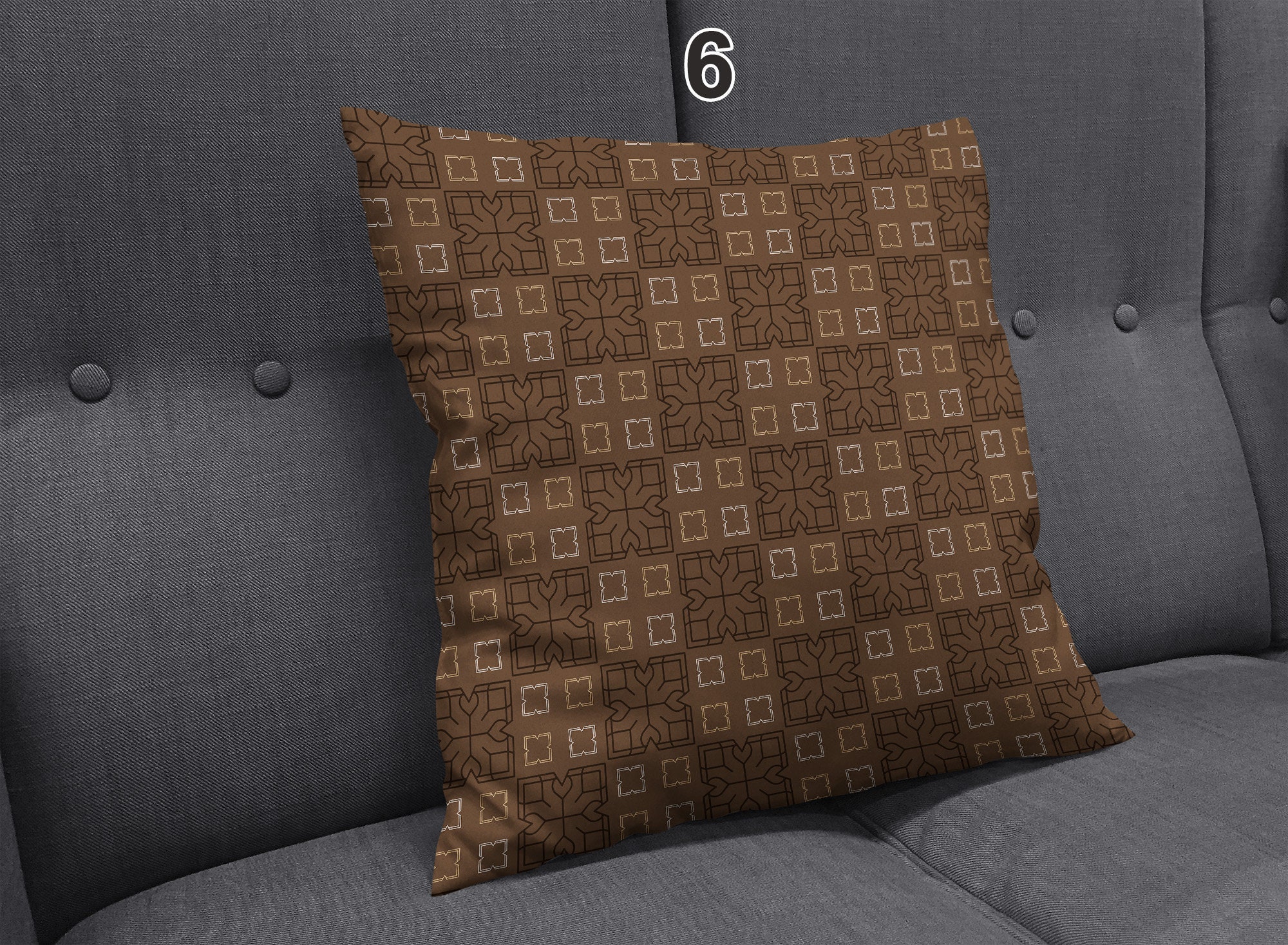 Chocolate brown Throw pillows Dark Brown euro shams Custom Etsy