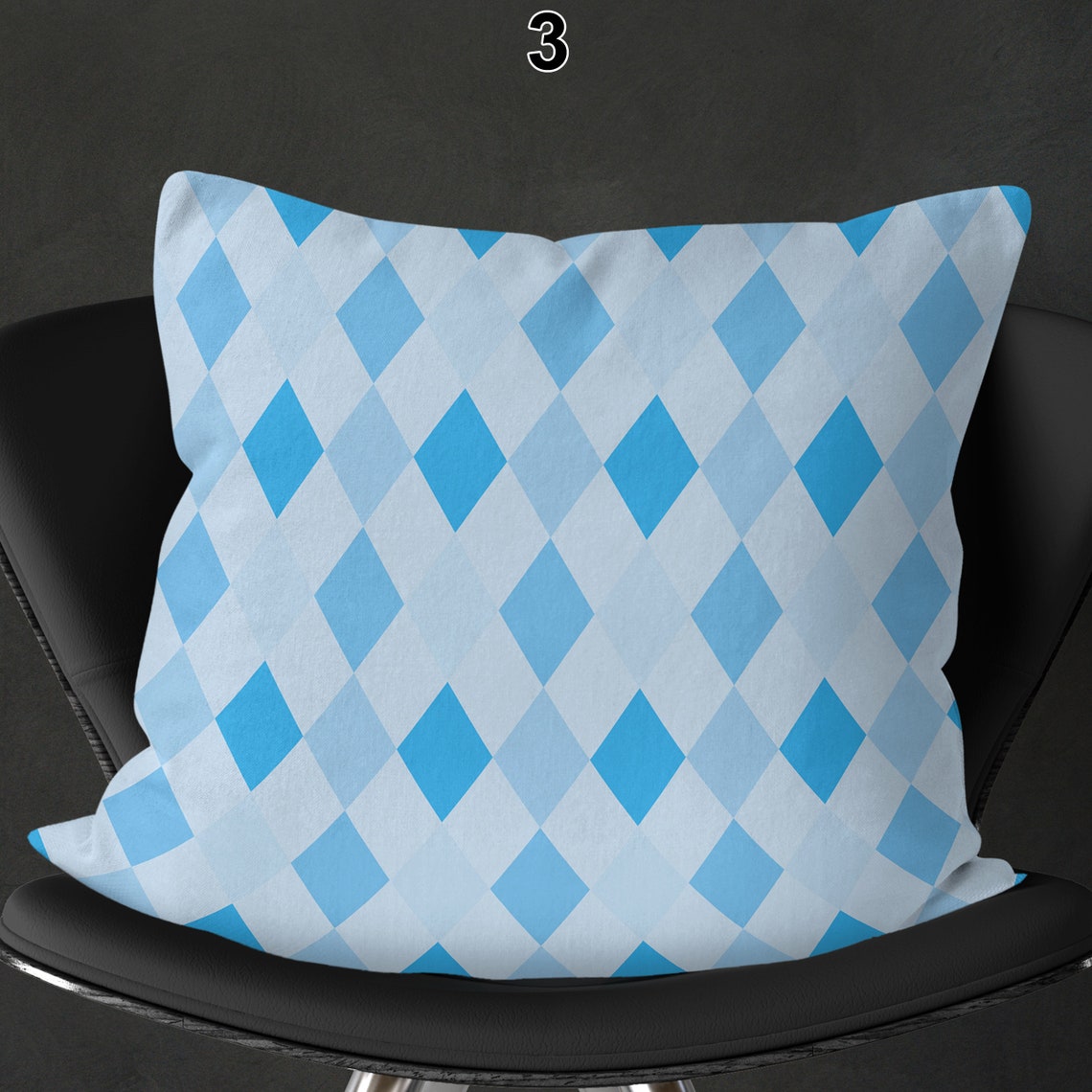 Blue Accent Pillows Baby Blue Decorative Pillows Unique Etsy