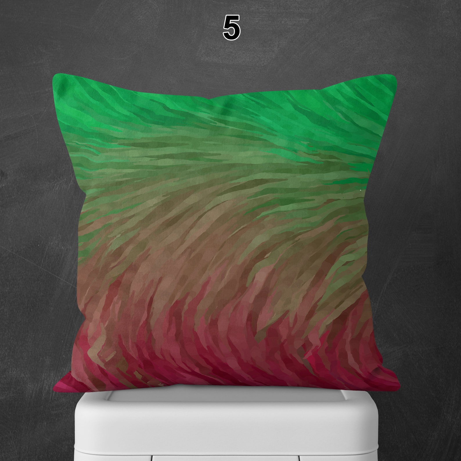 Burgundy and Green Throw Pillows Square Pillow Cases Etsy