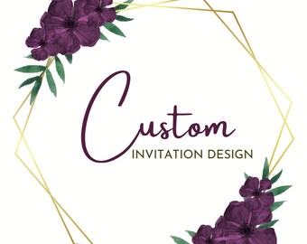 Custom Party Invitation Design