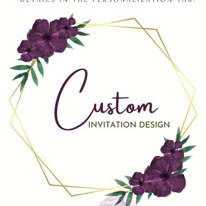 Custom Party Invitation Design