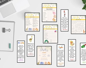 Baby Animals Baby Shower Pack (Editable & Personalized)