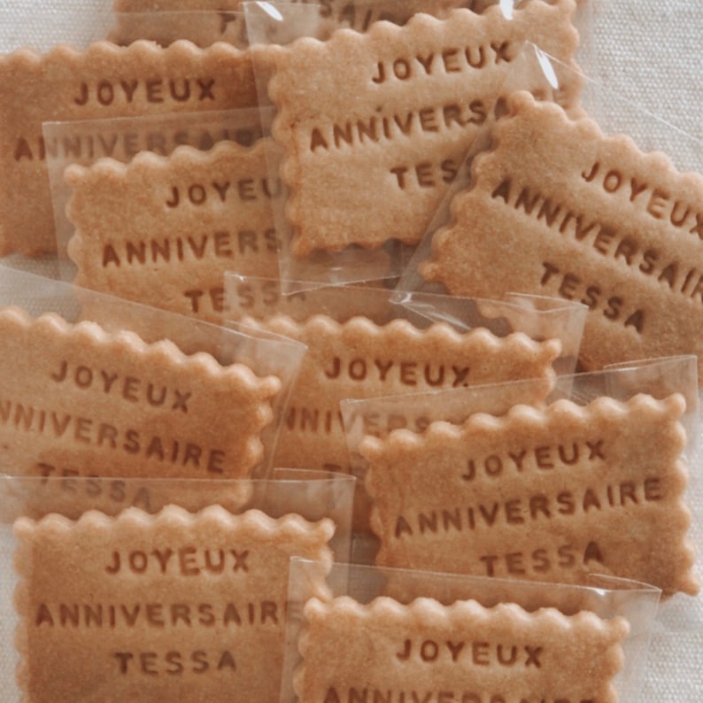 Lot de 10 sachets de 1 biscuit personnalisé image 5