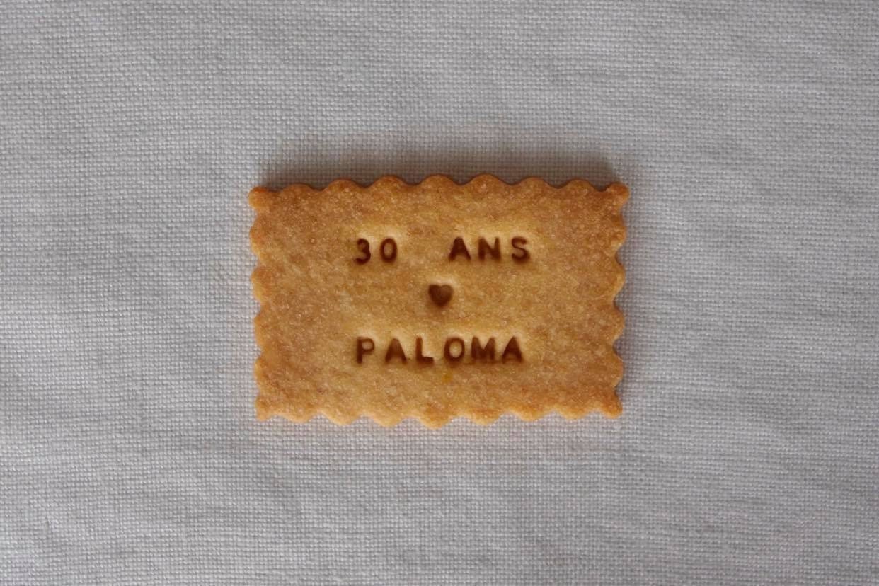Lot de 10 Biscuits Personnalisés Anniversaire