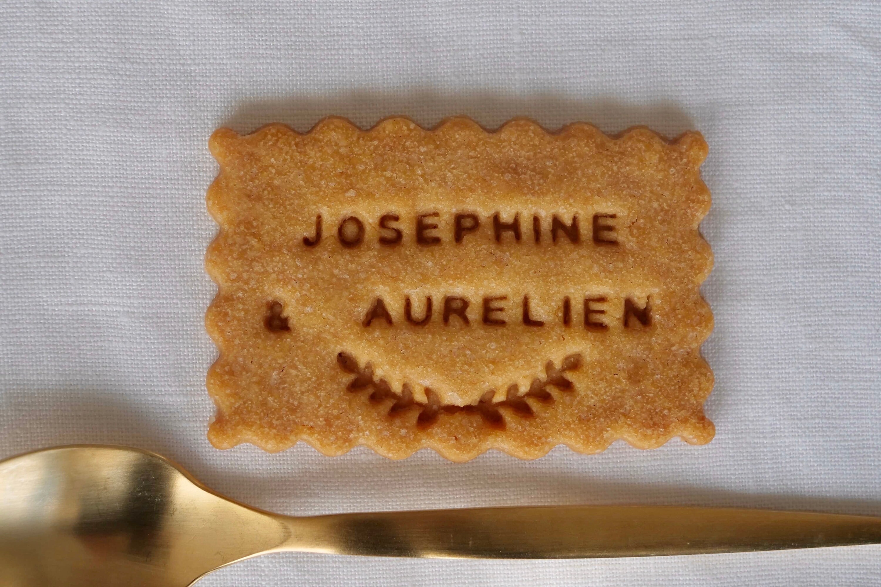 Lot de 10 Biscuits Personnalisés Mariage