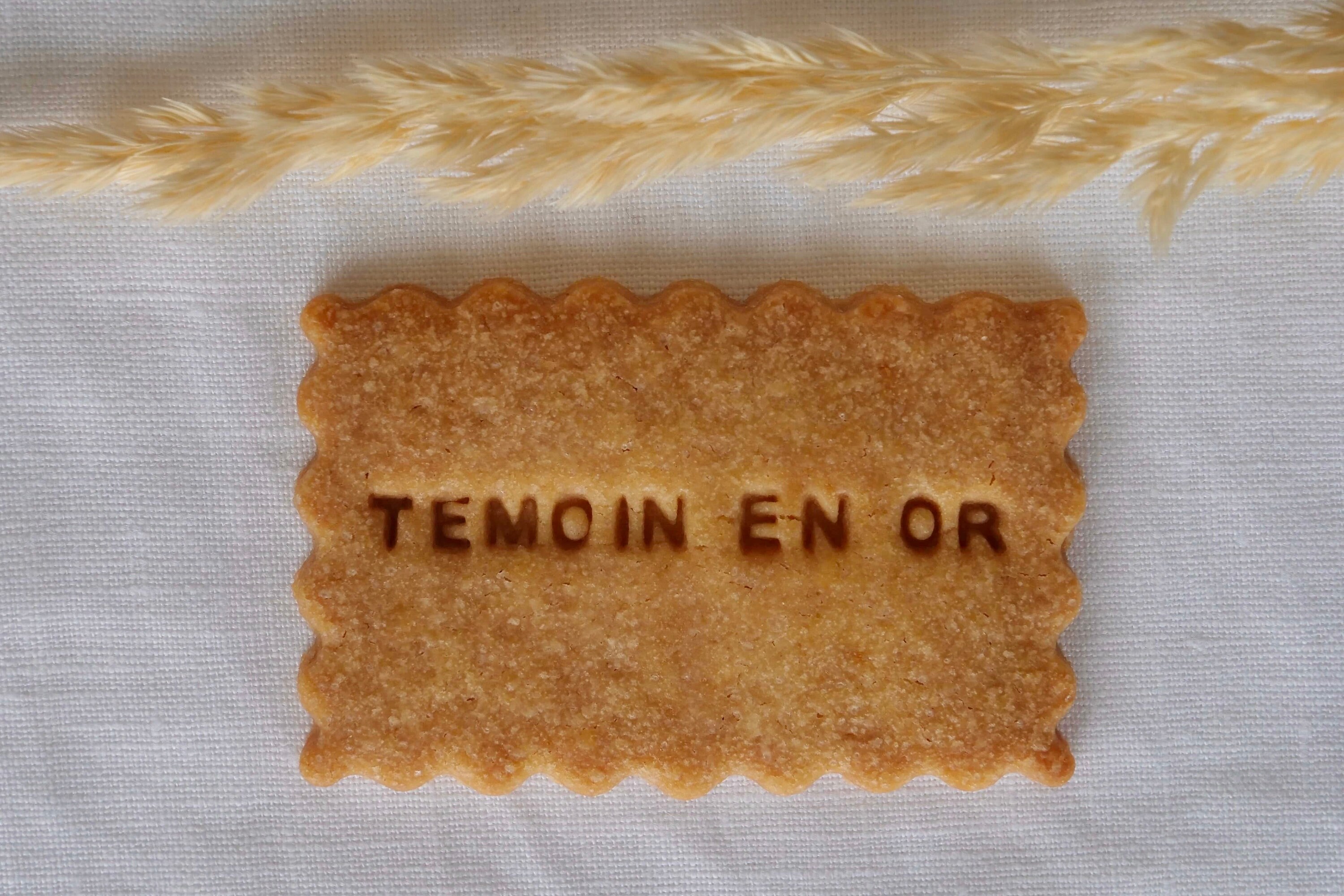 Lot de 10 Biscuits Personnalisés Témoins et Demoiselles d'honneur